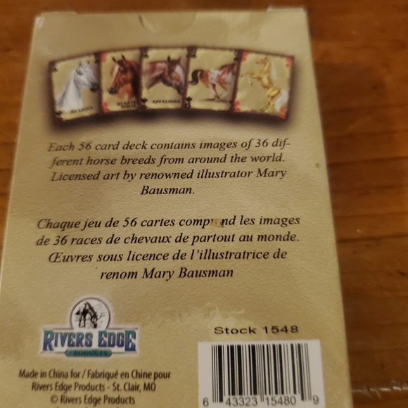 #8827 -- WESTERN HORSE BREEDS OF THE WORLD QUALITY PLAYING CARDS - Picture 2 of 2